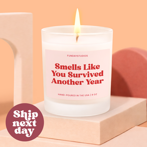 Funny Birthday Gift Candle, Humorous Gift For Her, Gag Gift for Birthday Girl, Gift for Best Friend (C-5BIR)