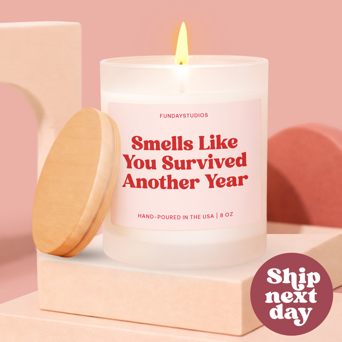 Funny Birthday Gift Candle, Humorous Gift For Her, Gag Gift for Birthday Girl, Gift for Best Friend (C-5BIR)